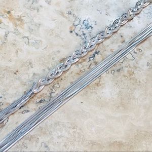 Silver Braid Chain necklace